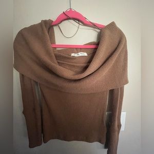 NWT Free people snowbunny pullover in bronze size small